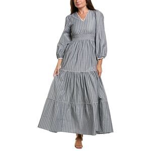 Garrie B Womens Maxi Dress, Grey